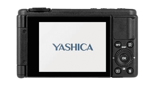 Yashica City 100 Schwarz | digitale Kompaktkamera | 13MP | 3-fach optisches Zoom F1.6-2.8 | klappbares LCD