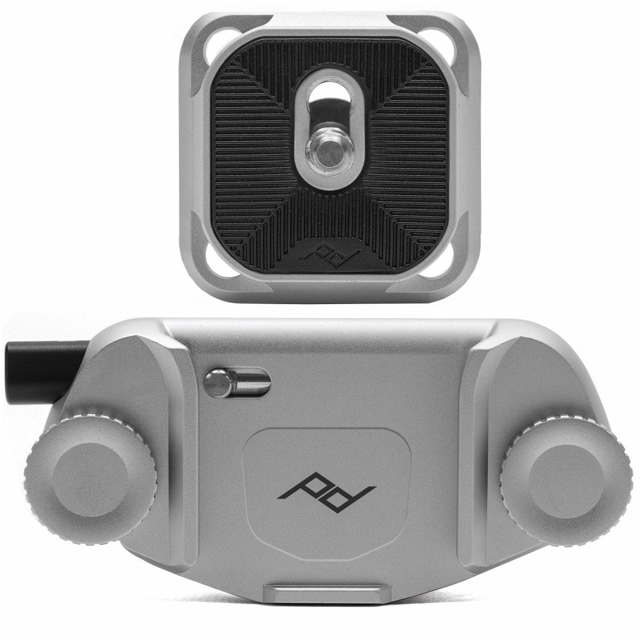 Peak Design Capture Clip V3 inkl. Std.Plate Silver | Silberfarben | mit Standard-Kupplung Arca-Swiss |