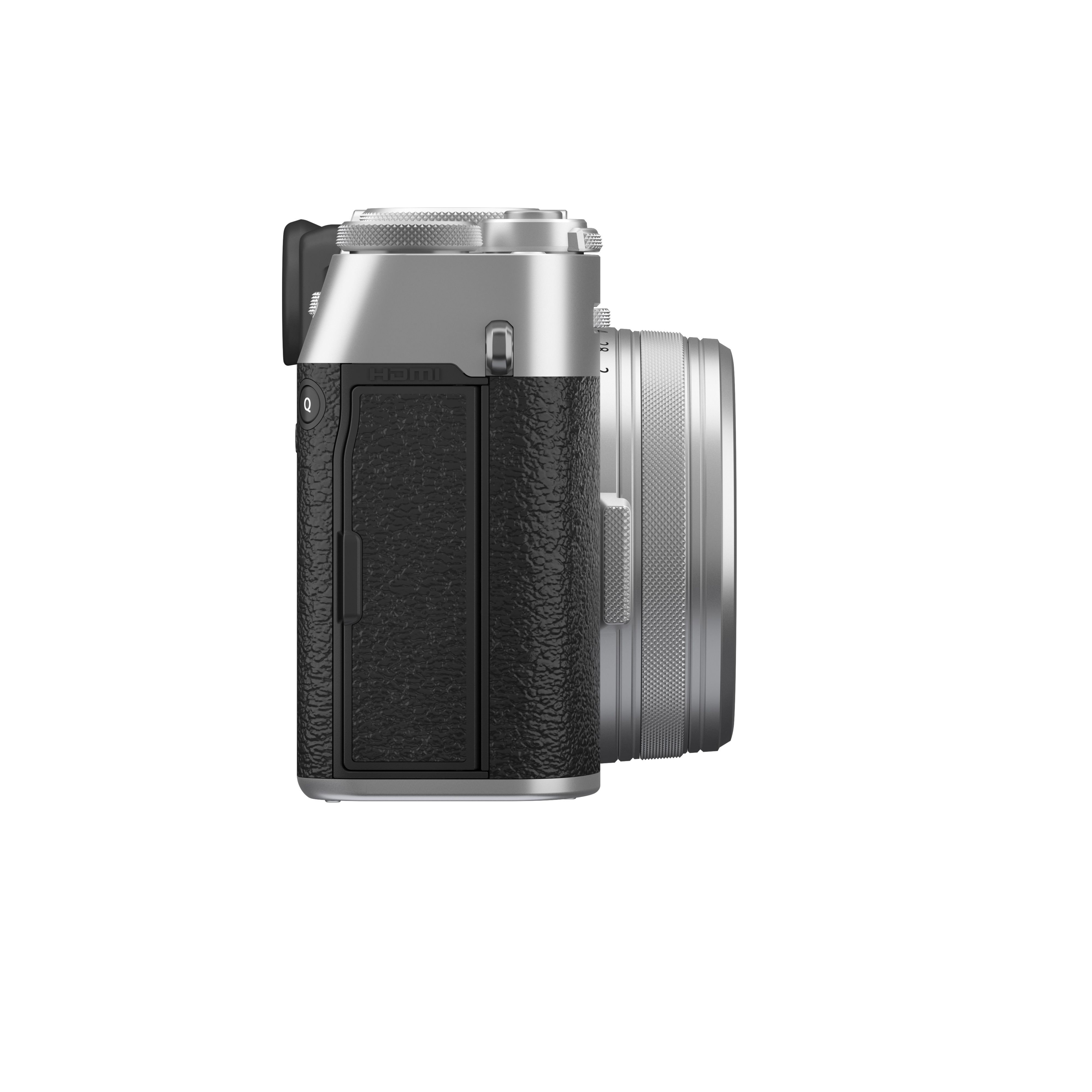 Fujifilm X100VI silver Set inkl. JJC Delux Button + HaidaClear Filter + Haida L-Shaped Hand Grip + Haida Blende silber | Edelkompaktkamera 40,2MP, Festbrennweite 23mm/2,0 4547410528282