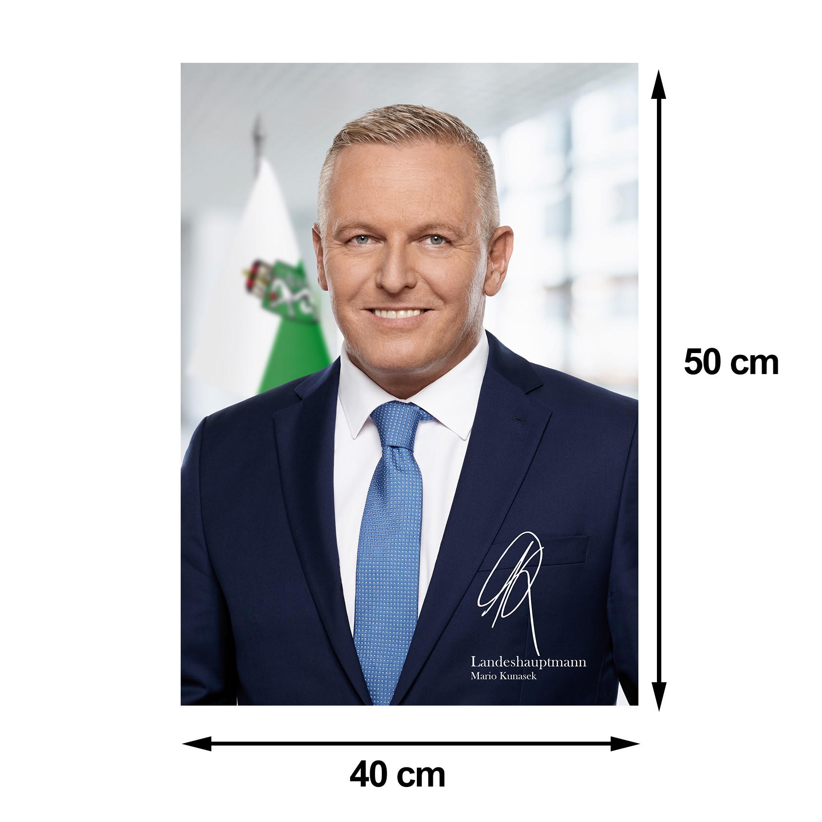 Portraitfoto 40x50cm LH Mario Kunasek