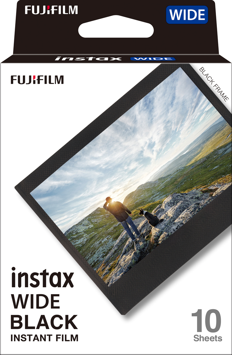 Fujifilm Instax WIDE Black Frame WW 1 Sofortbildfilm Color
