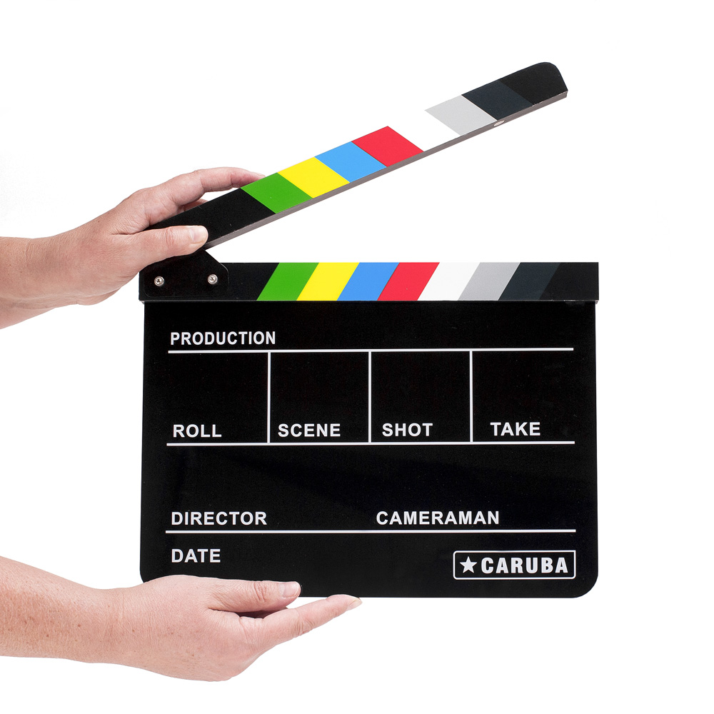 Caruba Filmklappe Director Pro für Drehbuchfilm (Witeboardmarker) 8718485016288