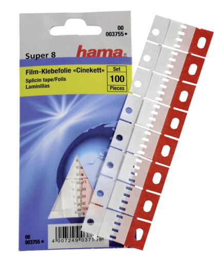 Hama 3755 Super8 Cinekett Klebefolie 100 Stk 4007249037558