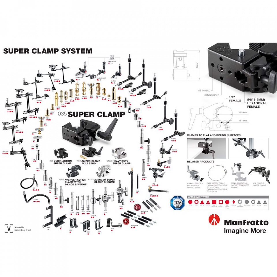Manfrotto 035 Super Clamp