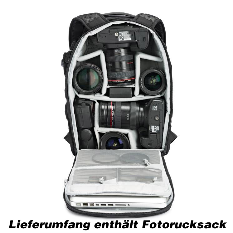 Lowepro ProTactic 350 AW II schwarz Fotorucksack 8024221725124