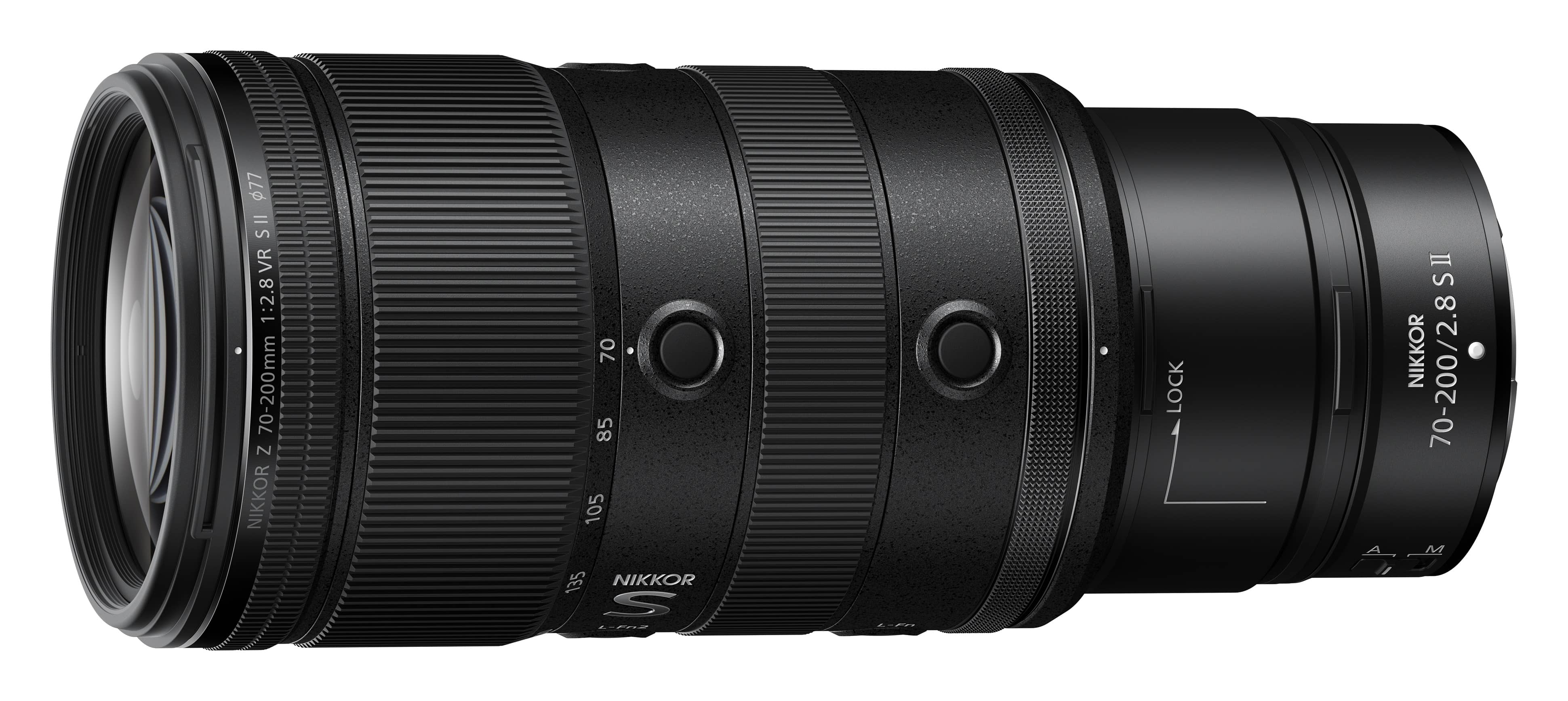 Nikon Z 70-200mm/2,8 VR S II 2026 | Ø77mm | Schärfer. Leichter. Schneller. | 5 Jahre Garantie nach Registrierung | KSA