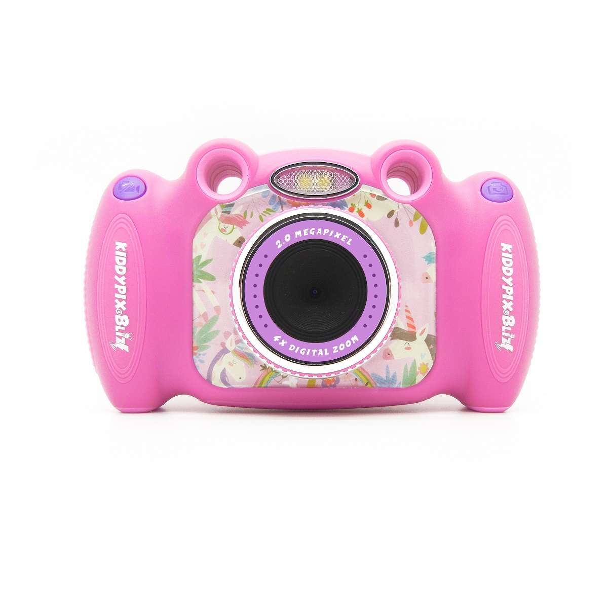 easypix Kiddypix Blizz pink digitale Kinderkamera m. Selfie-Funktion (optional microSD-Card und 4x AA Batterien) 4260041685833